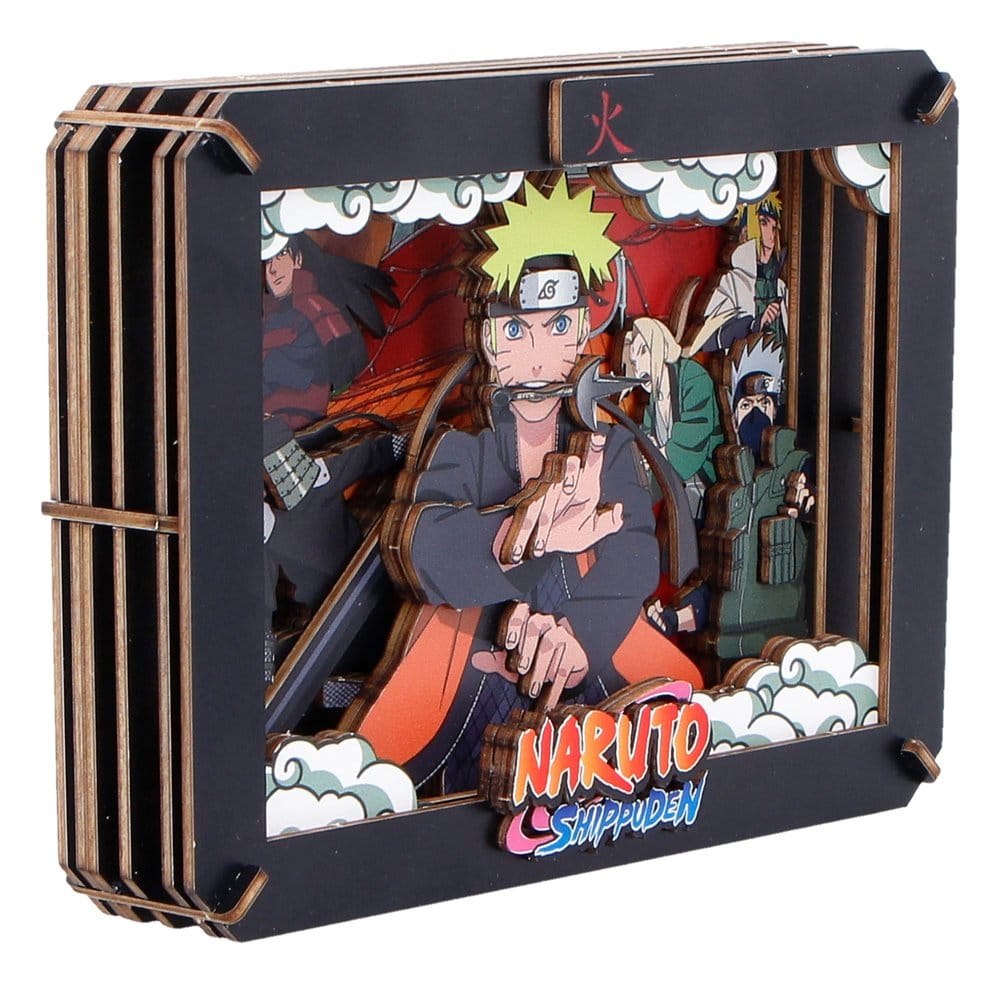 Naruto Modellbausatz Wooden Theatre Hokage (Medium) - Anime Figuren günstig kaufen