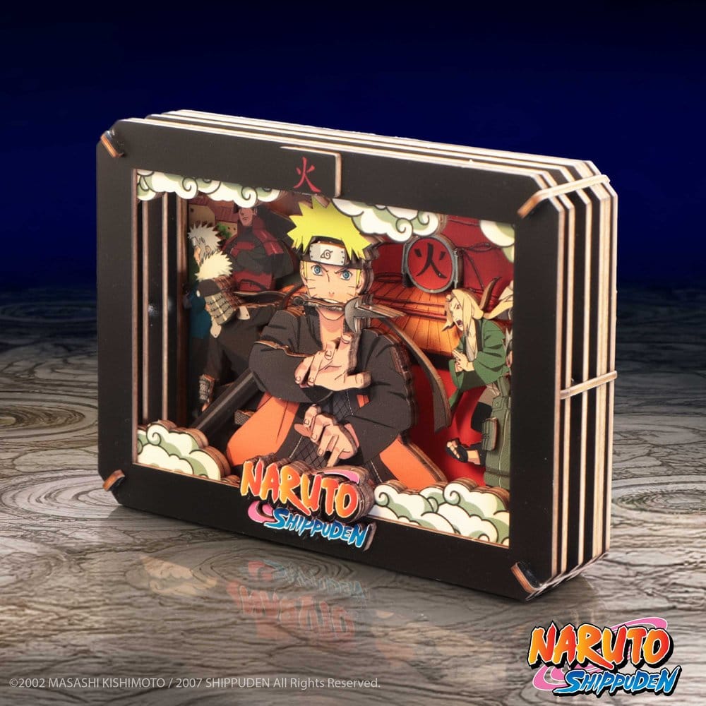 Naruto Modellbausatz Wooden Theatre Hokage (Medium) - Anime Figuren günstig kaufen
