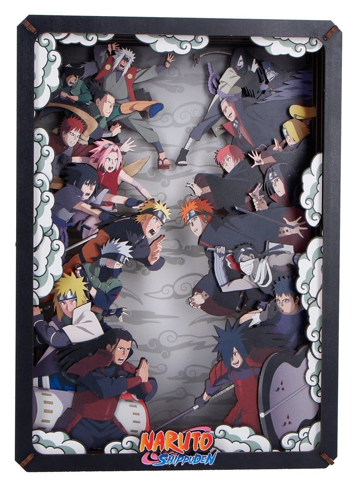 Naruto Modellbausatz Wooden Theatre Combat (Large) - Anime Figuren günstig kaufen