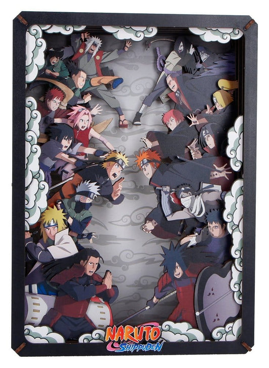 Naruto Modellbausatz Wooden Theatre Combat (Large) - Anime Figuren günstig kaufen