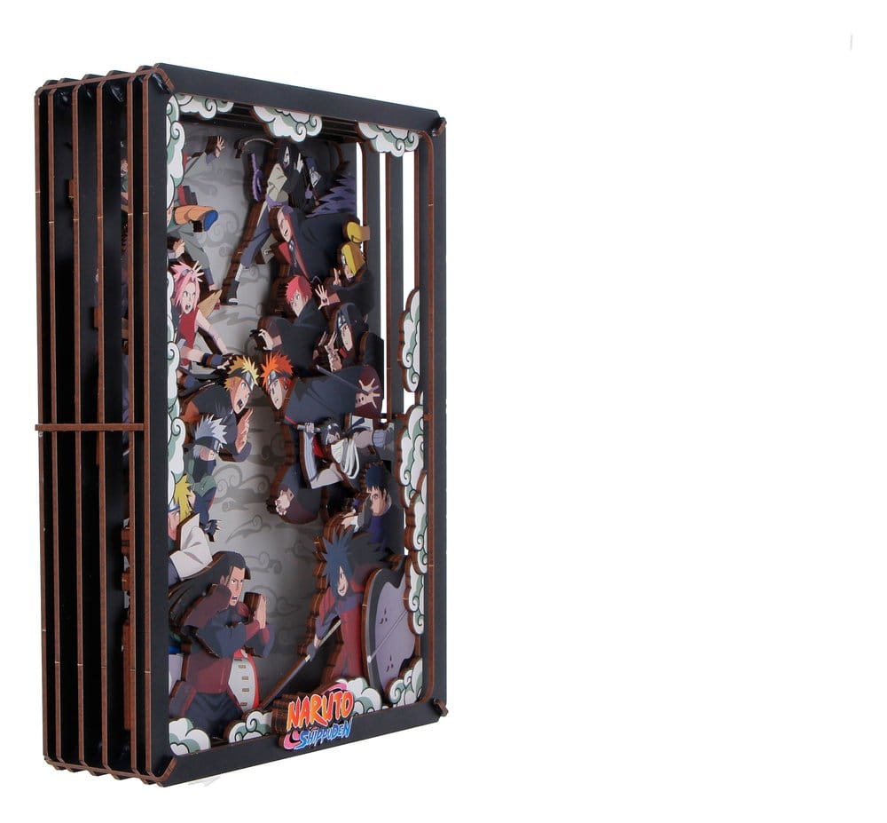 Naruto Modellbausatz Wooden Theatre Combat (Large) - Anime Figuren günstig kaufen