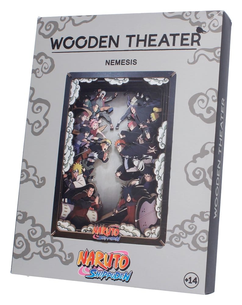 Naruto Modellbausatz Wooden Theatre Combat (Large) - Anime Figuren günstig kaufen