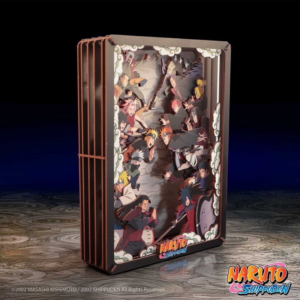 Naruto Modellbausatz Wooden Theatre Combat (Large) - Anime Figuren günstig kaufen