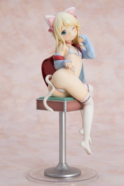 Hatsukoi Ribbon PVC Figur Yuu White cat Ver. - Anime Figur