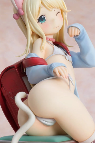 Detailansicht Hatsukoi Ribbon PVC Figur Yuu White cat Ver.