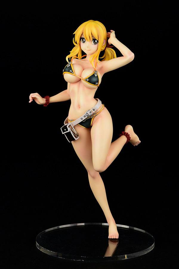 Fairy Tail PVC Statue Lucy Heartfilia Swimwear Gravure Style Noir Ver. - Anime Figuren günstig kaufen