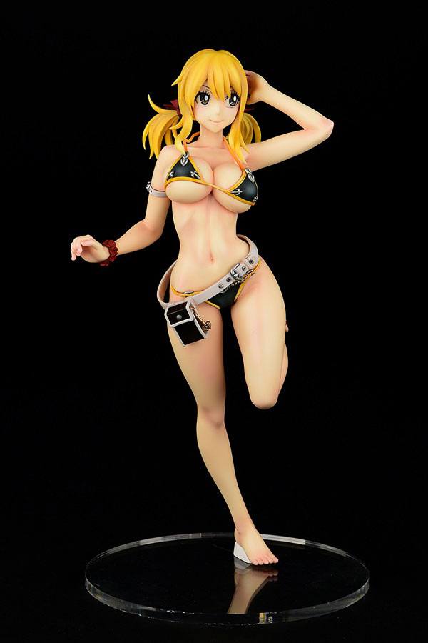 Fairy Tail PVC Statue Lucy Heartfilia Swimwear Gravure Style Noir Ver. - Anime Figuren günstig kaufen