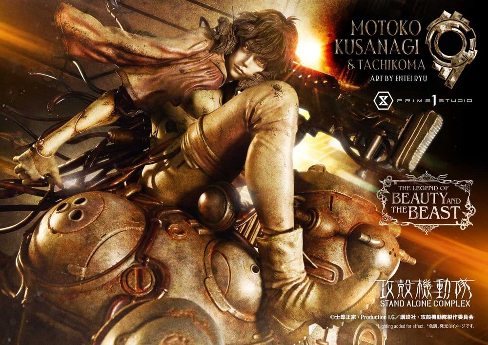 Ghost in the Shell Stand Alone Complex The Legend of Beauty and the Beast Statue Motoko Kusanagi & Tachikoma Art by Entei Ryu Bonus Version - Anime Figuren günstig kaufen