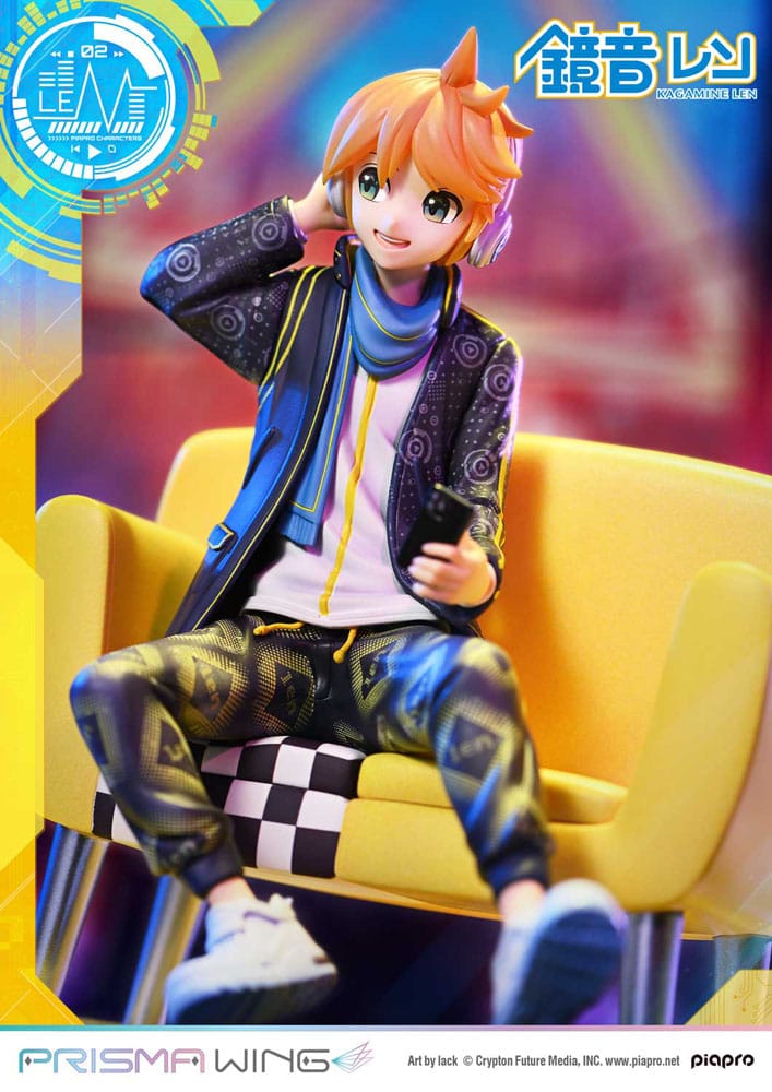 Vocaloid Piapro Characters Prisma Wing PVC Statue 1/7 Kagamine Len (Art by lack) 18 cm