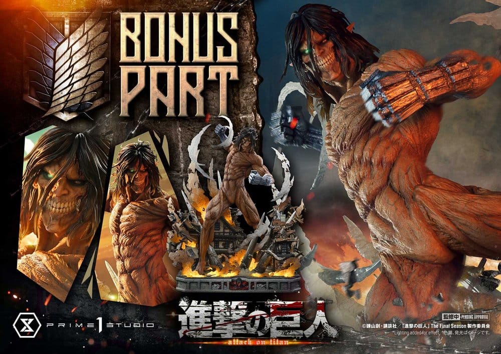 Attack on Titan (TV animation) Ultimate Diorama Masterline Statue Eren Yeager Attack Titan Bonus Version - Anime Figuren günstig kaufen