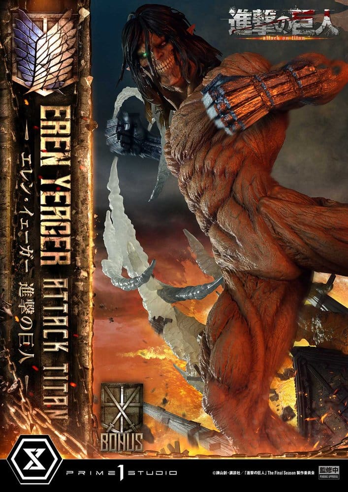 Attack on Titan (TV animation) Ultimate Diorama Masterline Statue Eren Yeager Attack Titan Bonus Version - Anime Figuren günstig kaufen