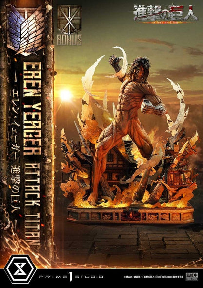 Attack on Titan (TV animation) Ultimate Diorama Masterline Statue Eren Yeager Attack Titan Bonus Version - Anime Figuren günstig kaufen