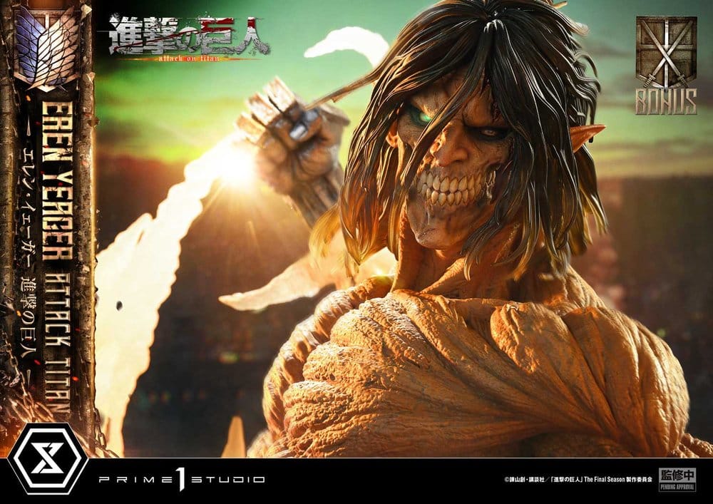 Attack on Titan (TV animation) Ultimate Diorama Masterline Statue Eren Yeager Attack Titan Bonus Version - Anime Figuren günstig kaufen