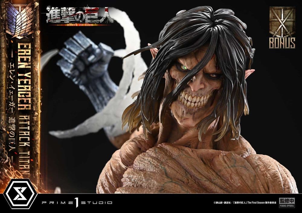 Attack on Titan (TV animation) Ultimate Diorama Masterline Statue Eren Yeager Attack Titan Bonus Version - Anime Figuren günstig kaufen