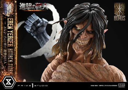 Attack on Titan (TV animation) Ultimate Diorama Masterline Statue Eren Yeager Attack Titan Bonus Version - Anime Figuren günstig kaufen