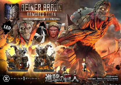 Attack on Titan (TV animation) Ultimate Diorama Masterline Statue Reiner Braun Armored Titan Bonus Version - Anime Figuren günstig kaufen