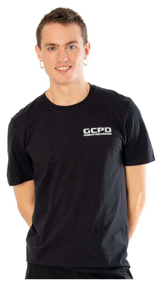Batman T-Shirt Arkham City GCPD Front Back - Anime Figuren günstig kaufen