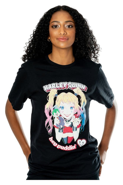 DC T-Shirt Harley Quinn Anime Puddin' - Anime Figuren günstig kaufen