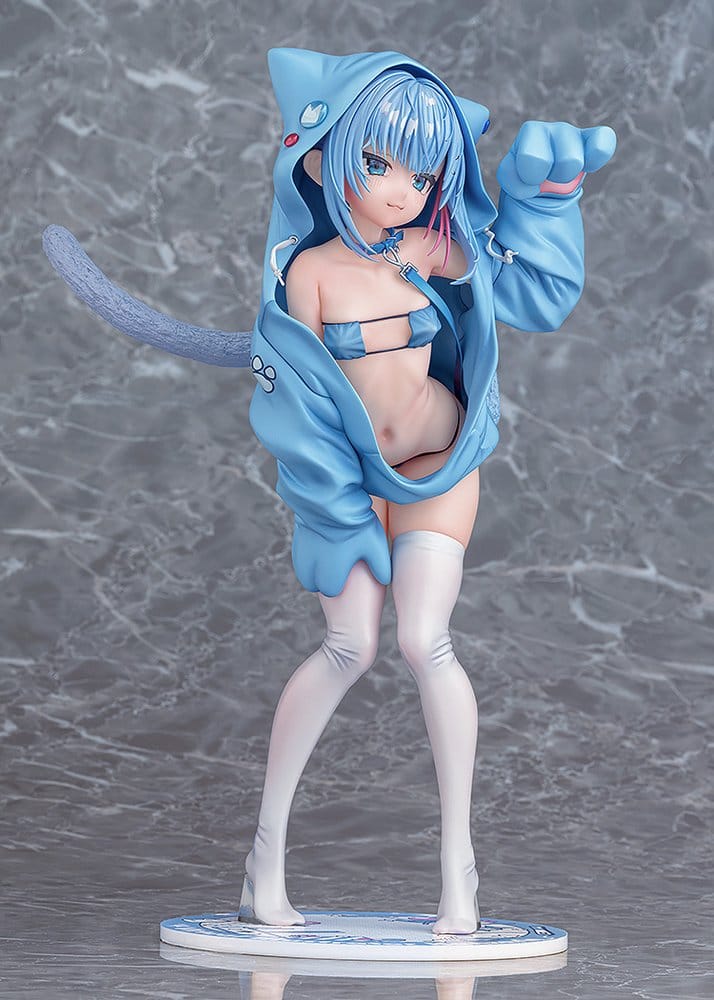 Virtual illustrator Kanzarin PVC Figur kanzarin-chan: Cat-Eared Hoodie Ver. - Anime Figuren günstig kaufen