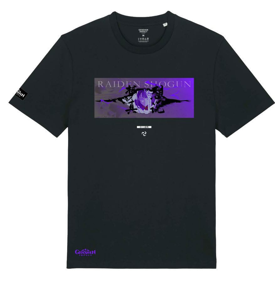 Genshin Impact T-Shirt Raiden Shogun Plane of Euthymia - Anime Figuren günstig kaufen