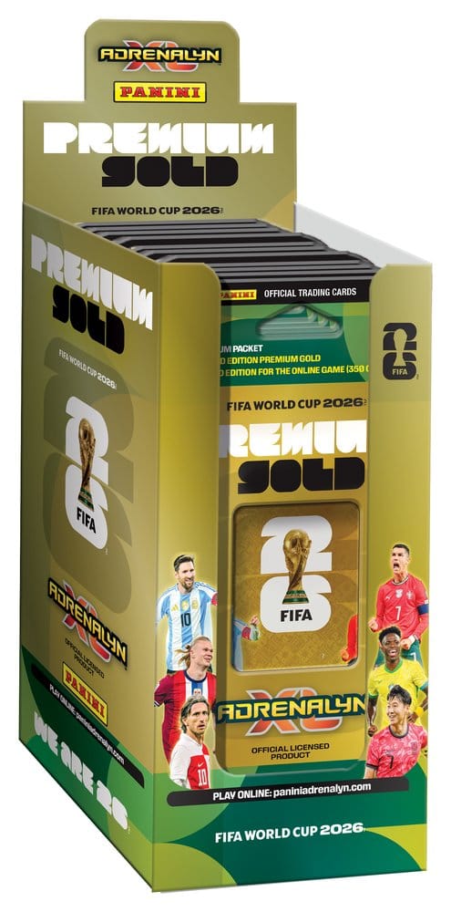 Panini FIFA World Cup 2026 Trading Cards Premium Gold Box (10) - Anime Figuren günstig kaufen