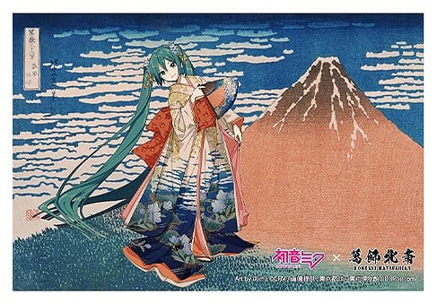 Hatsune Miku x Katsushika Hokusai iXima Postcard A/B/C/D/E/F/G/H Sortiment (10) - Anime Figuren günstig kaufen