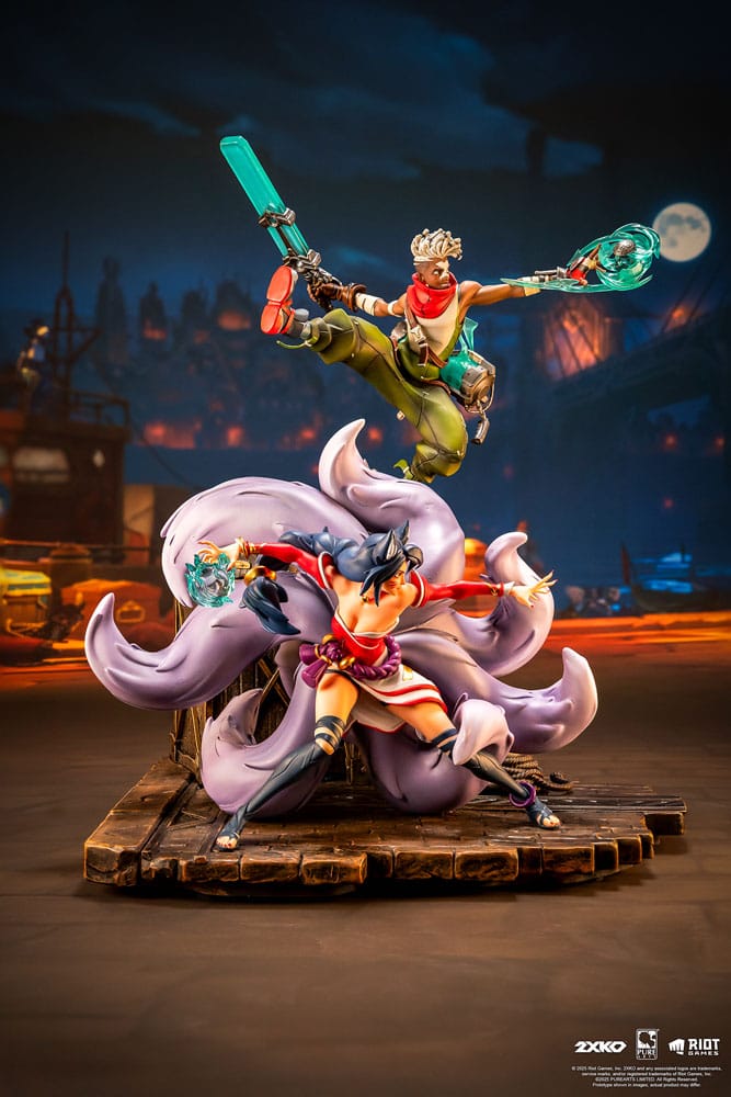 Ekko & Ahri Diorama 2XKO League of Legends Pure Arts