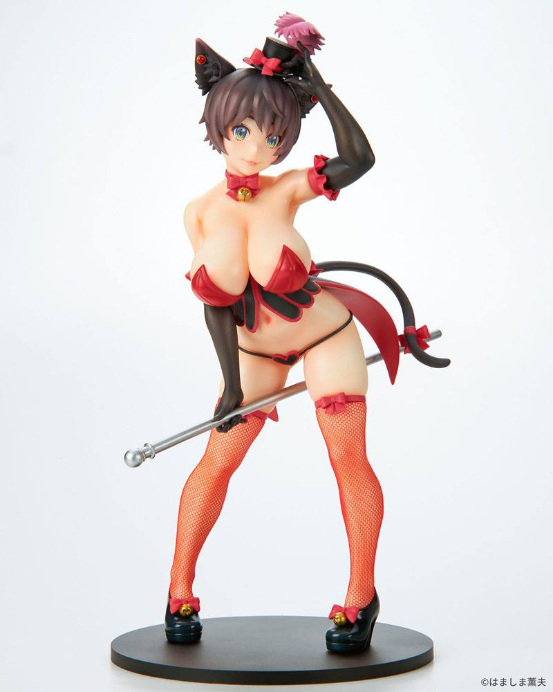 Burlesque Cat PVC Statue Bell Black Cat Ver. Q-Six - Anime Figuren günstig kaufen