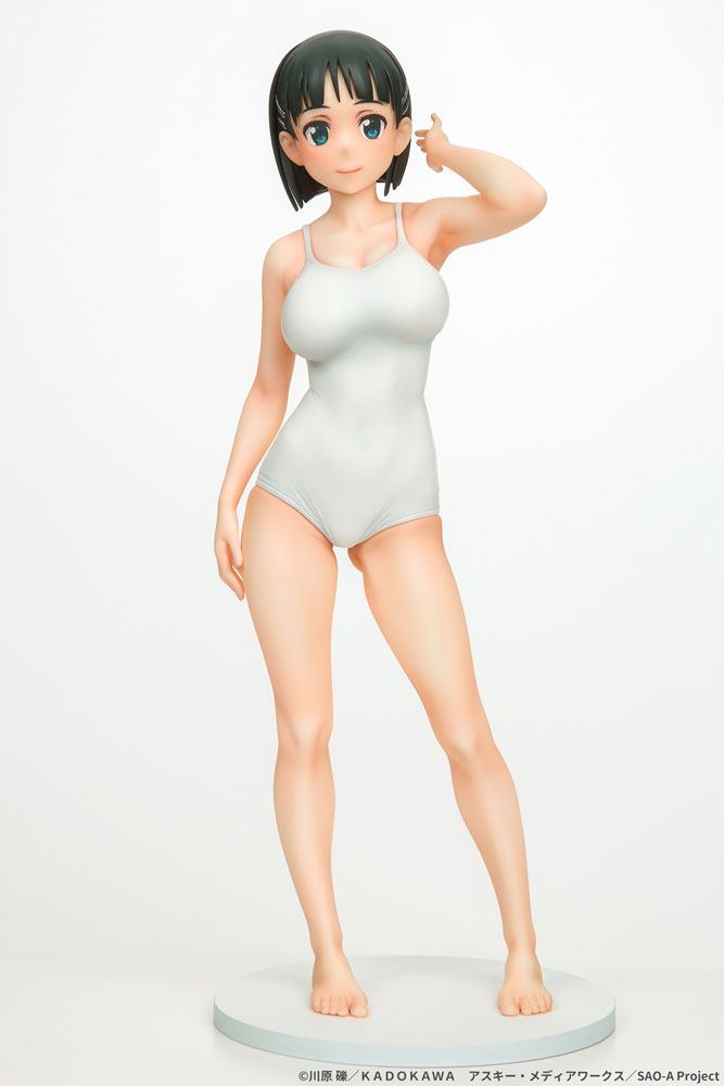Sword Art Online PVC Statue Suguha Kirigaya Leafa White Swimsuit Ver. - Anime Figuren günstig kaufen