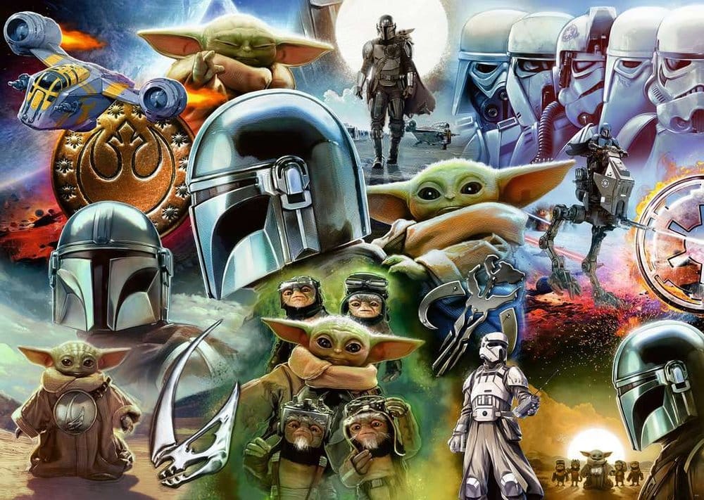 The Mandalorian and Grogu Puzzle (1000 Teile) - Anime Figuren günstig kaufen