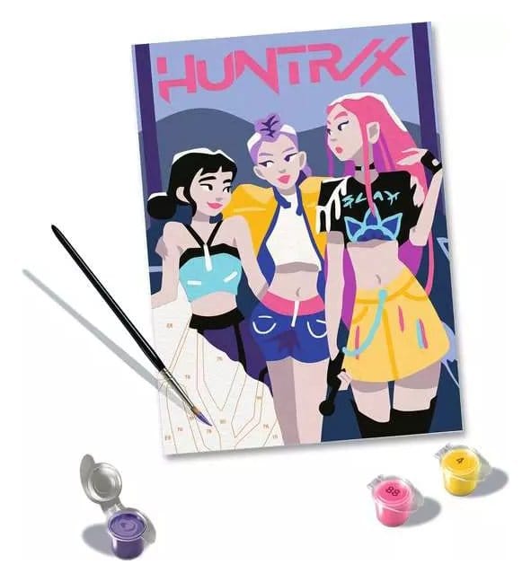 KPop Demon Hunters CreArt Malen nach Zahlen Malset Huntrix - Anime Figuren günstig kaufen