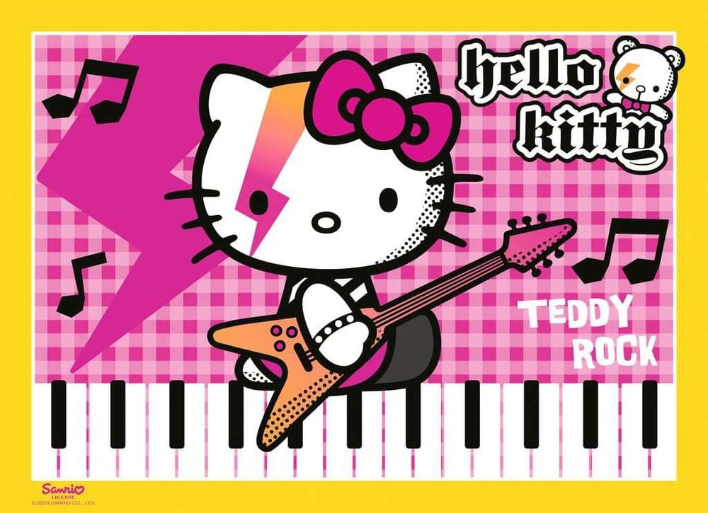 Hello Kitty Puzzles 4er-Pack Los geht's, Hello Kitty! (4x100 Teile) - Anime Figuren günstig kaufen