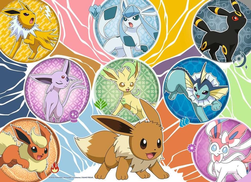 Pokémon Puzzles 4er-Pack Pokémon-Kumpels (4x100 Teile) - Anime Figuren günstig kaufen