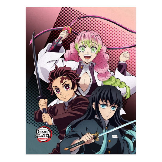 Demon Slayer: Kimetsu no Yaiba Decke Tanjiro, Mitsuri, Muichiro 120 x 160 cm - Anime Figuren günstig kaufen