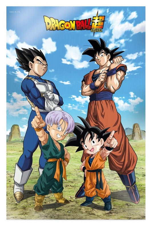 Dragon Ball Super 3D Poster Battle of Gods Goku Vegeta Family 38 x - Anime Figuren günstig kaufen
