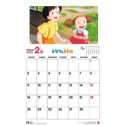 Mein Nachbar Totoro Kalender 2026 *Englische Version* - Anime Figuren günstig kaufen