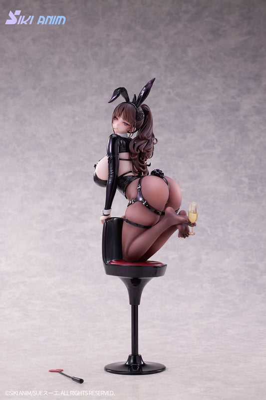Champagne and Bunny Girl Rose Bare Black Stocking Ver. Original Character SIKI ANIM - Anime Figuren günstig kaufen