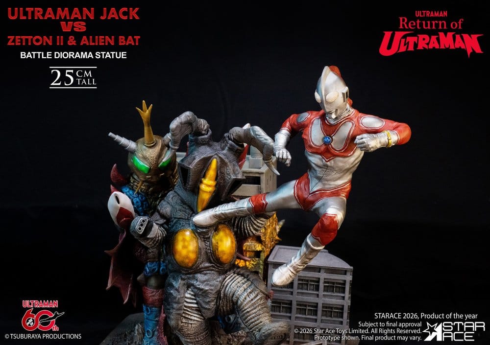 Return of Ultraman Diorama Ultraman Jack vs Zetton II & Alien Bat Battle scene - Anime Figuren günstig kaufen