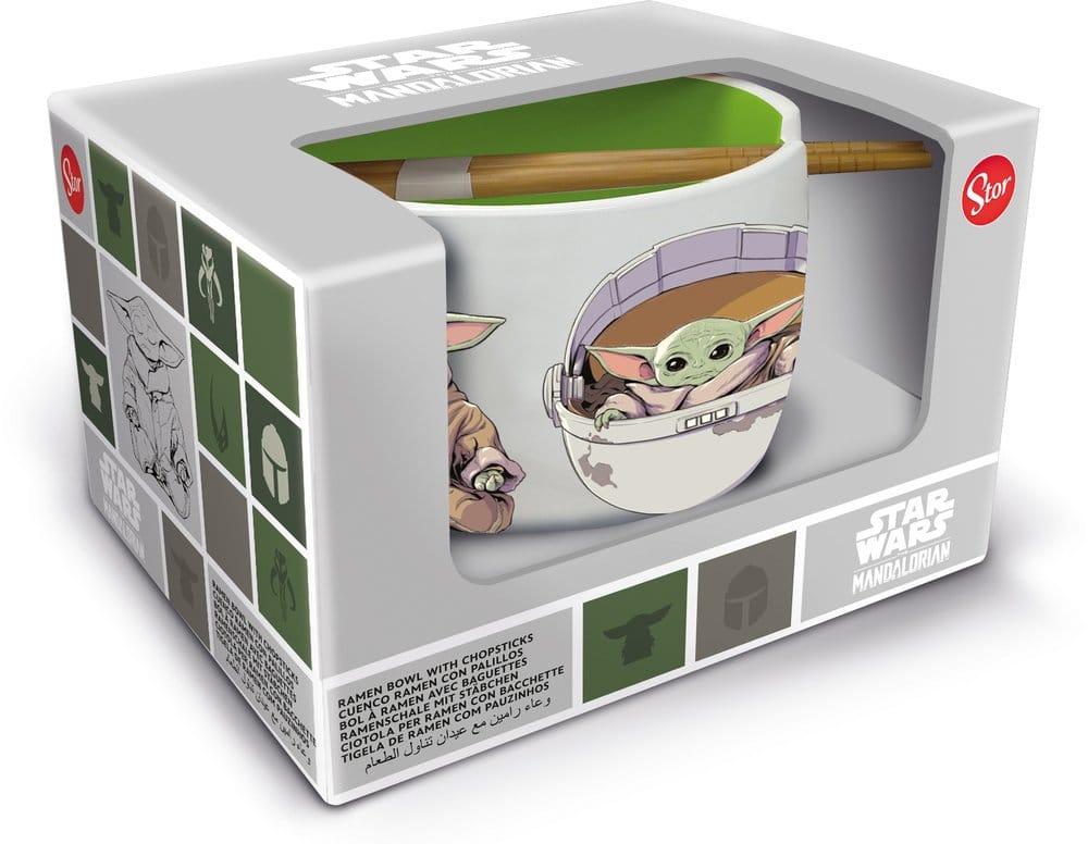 Star Wars: The Mandalorian Ramen-Schüssel mit Stäbchen Grogu - Anime Figuren günstig kaufen