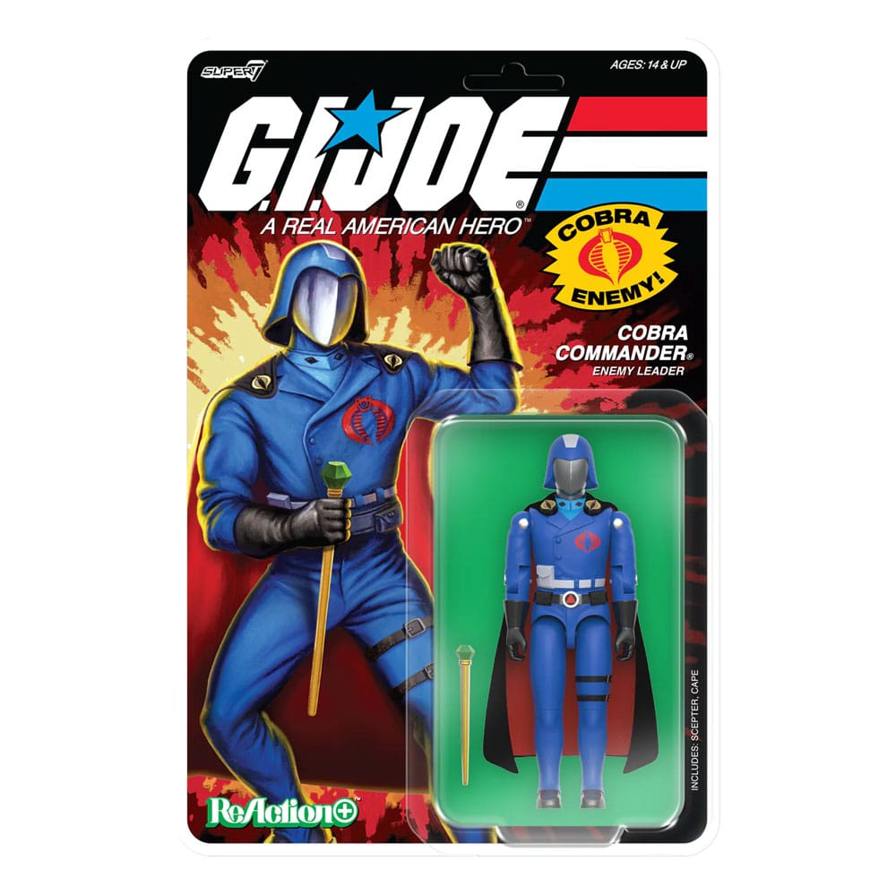 GI Joe ReAction+ Actionfigur Wave 06 Cobra Commander (Movie, Black Cape) - Anime Figuren günstig kaufen