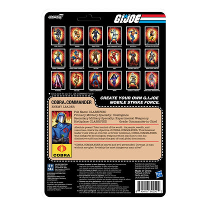 GI Joe ReAction+ Actionfigur Wave 06 Cobra Commander (Movie, Black Cape) - Anime Figuren günstig kaufen
