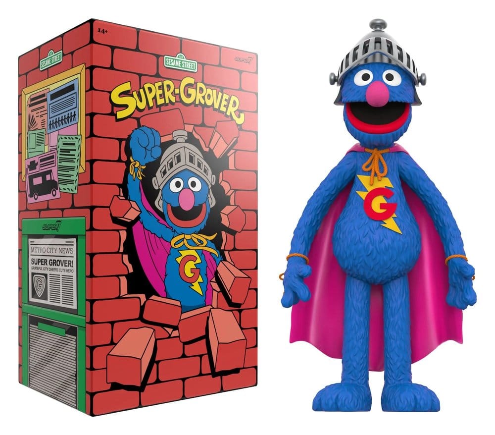 Sesamstraße Supersize Vinyl Figur Super Grobi - Anime Figuren günstig kaufen