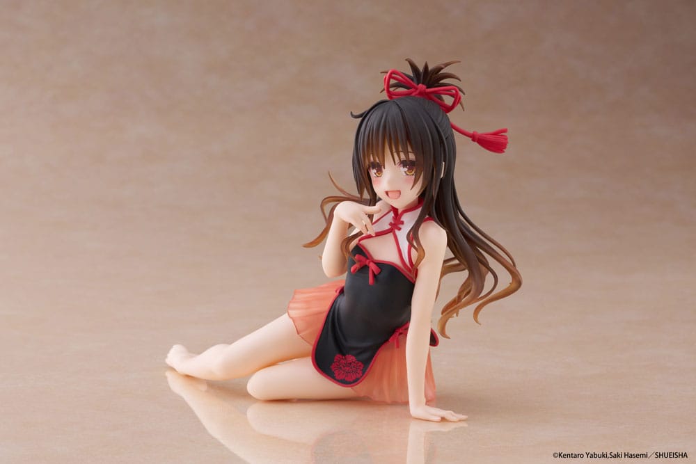 To Love-Ru Darkness PVC Statue Desktop Cute Figure Mikan Yuki Chinese Dress Ver. - Beschädigte Verpackung