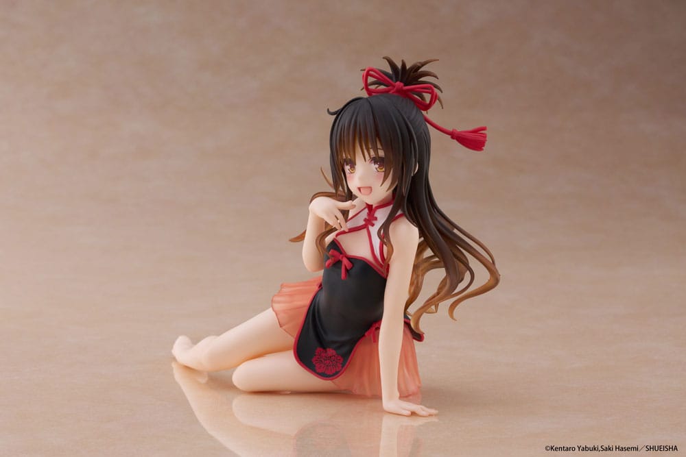 To Love-Ru Darkness PVC Statue Desktop Cute Figure Mikan Yuki Chinese Dress Ver. - Beschädigte Verpackung