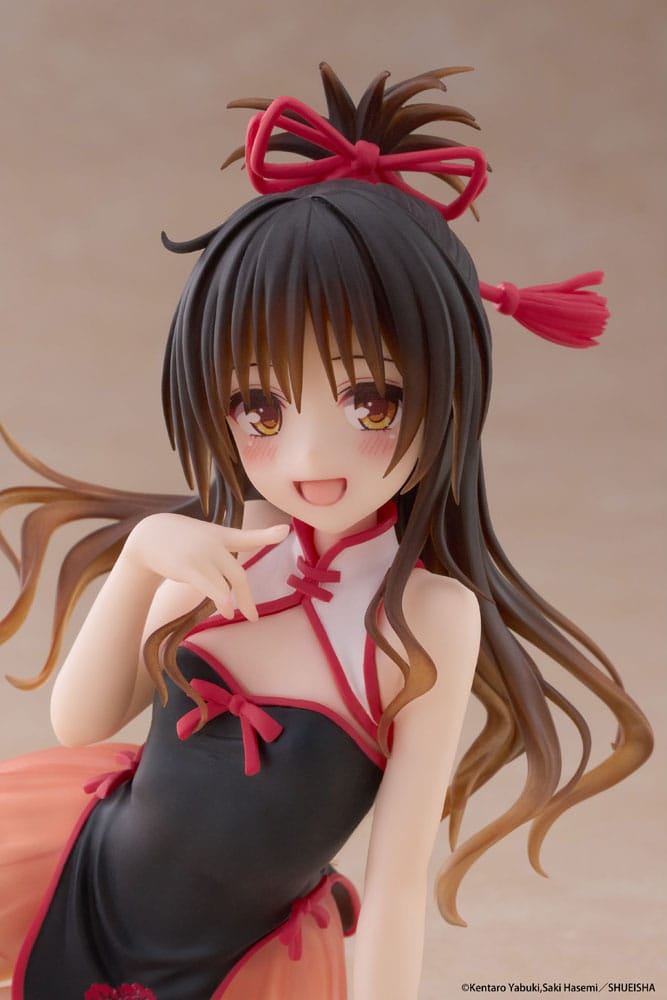 To Love-Ru Darkness PVC Statue Desktop Cute Figure Mikan Yuki Chinese Dress Ver. - Beschädigte Verpackung