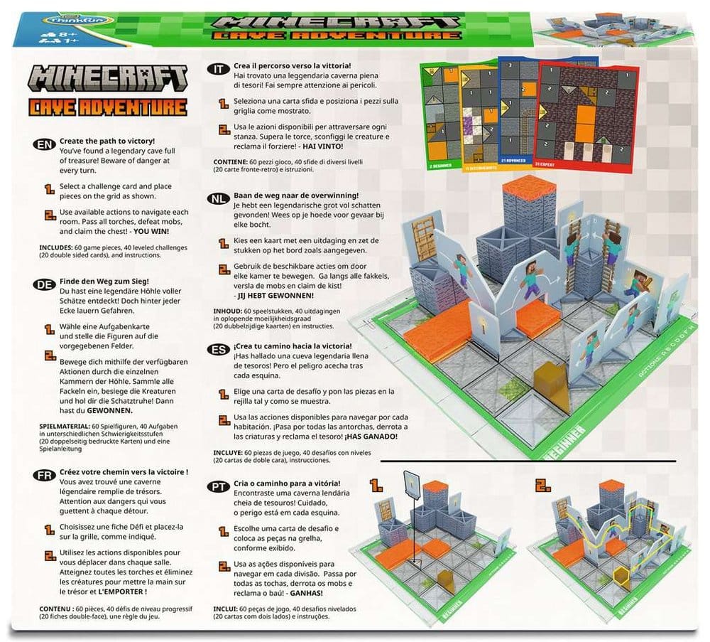 Minecraft Cave Adventure Logikspiel - Anime Figuren günstig kaufen
