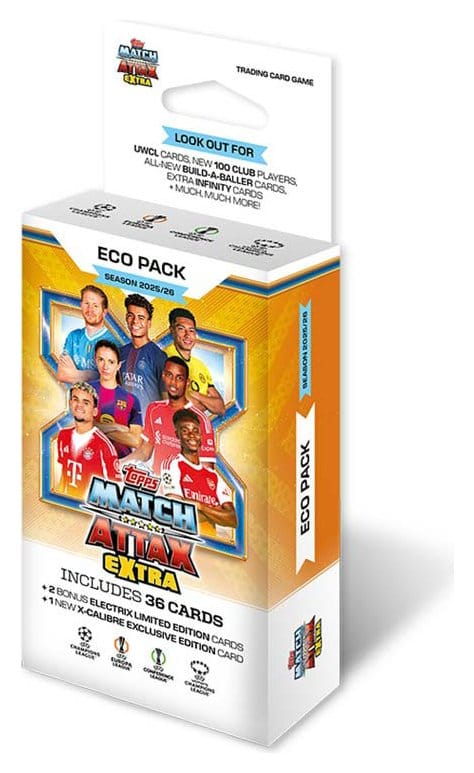UEFA Champions League Match Attax Extra Trading Cards 2025/26 Eco Pack - Anime Figuren günstig kaufen