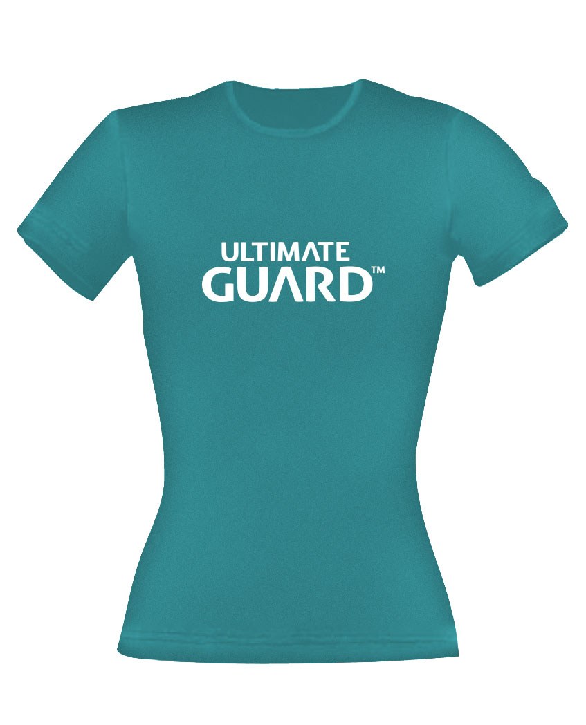 Ultimate Guard Girlie T-Shirt Wordmark Petrolblau - Anime Figuren günstig kaufen