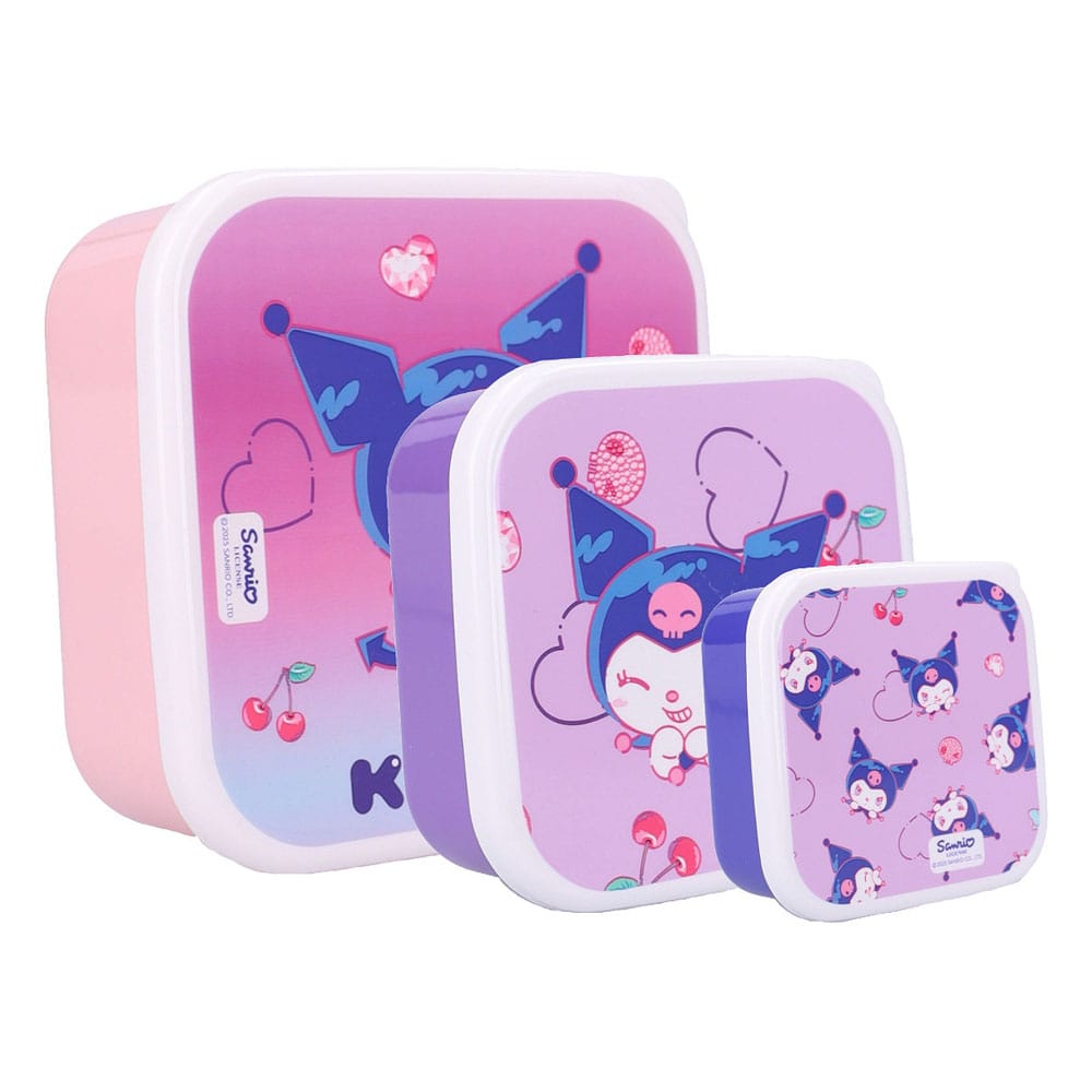 Sanrio Snackbox Set Kuromi Fresh Bites - Anime Figuren günstig kaufen