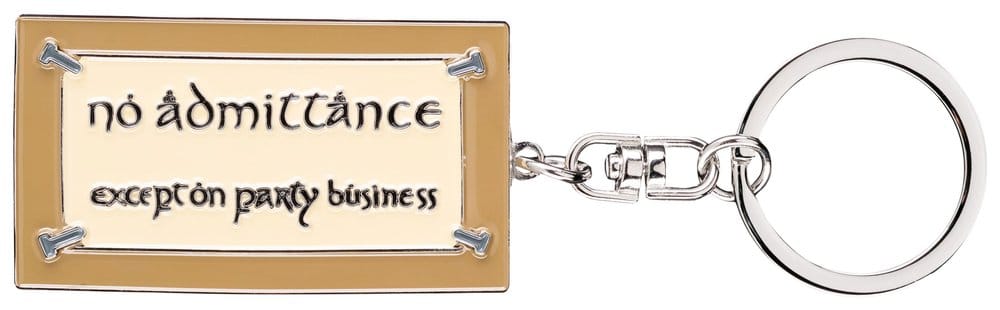 Herr der Ringe Schlüsselanhänger No Admittance Sign - Anime Figuren günstig kaufen